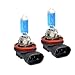 GP Thunder 7500K H8 35W Super-White with Quartz Glass Bulbs for Fog Lights , Cornering Lights , Day Time Running Lights - High - Low Beam - SGP75K-H8 Pair - 2 Bulbs