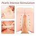 Pussy Ass Male Masturbator with Stimulation Pearls for Intense Pleasure,3D Realistic Butt Anal Stroker and Virgin Vagina Love Doll Sex Toys with 2 Holes for Men Masturbation (Flesh)