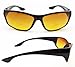 proSPORT Bifocal Reading Sunglasses Reader +1.75 Black HD Amber Anti Reflective Men Women