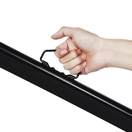 120 Inch Projector Screen Stand Joyheo Portable Tabletop HD 4:3 Foldable Tripod Indoor Outdoor Projector Screen for Home Cinema Sports Office Education Presentations Entertainment - Thumbnail 5