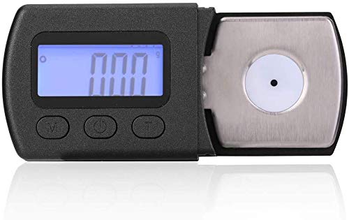 Stylus Force Digital Turntable Stylus Force Scale Gauge Tester, High Sensitivity LCD Digital Cartridge Stylus Tracking Force Gauge Scale 0.01g with 5g Calibration Weight