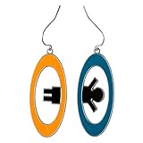 Portal 2 Inter-Spatial Portal Earrings