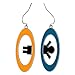 Portal 2 Inter-Spatial Portal Earrings