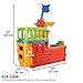 ECR4Kids Indoor/Outdoor Buccaneer Boat with Pirate Flag Play Structure for Kids