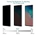 (2 Pack) Cupecoo Galaxy S10 Plus Privacy Screen Protector, Soft TPU Material [Support Ultrasonic Fingerprint] Anti-Spy Film for Samsung Galaxy S10+ 6.4-inch