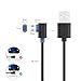 SUNGUY Right Angle Micro USB Cable 6FT [2 Pack], 18W 90 Degree Micro USB Cable Fast Charging USB 2.0 Data Sync Compatible for Samsung Galaxy S7 Edge S6 S5, Moto E6 5 4, LG-Black