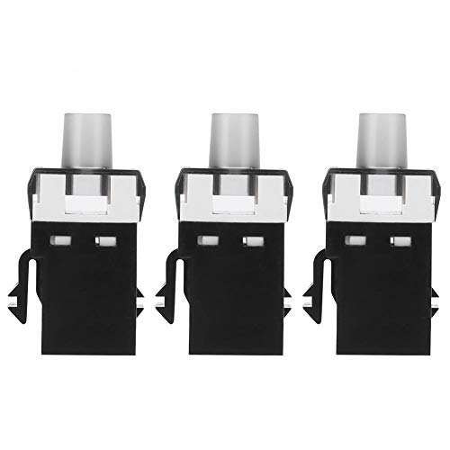 Cat 6 Keystone Jack RJ45 Module 3Pcs 180 Degree UTP Networks Information Connector Socket Adapter with Dustproof Cover