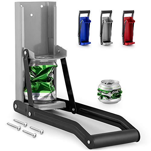 Simple Craft 1216 oz Can Crusher Metal Can Crusher Wall Mounted With
