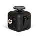 Fidget Cube & 360° Tri Fidget Hand Spinner - Anxiety Attention Decompress Toy - Relieves Anxiety for Children and Adults - Stress Reliever(Black)