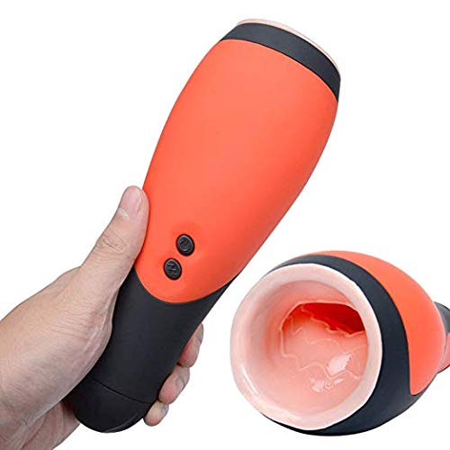 Multi-Speed Waterproof Rotating Massager Medical Silicone for Male Enhancement Training Couple Toys Silicone Adults Toys, Men Deep Throat, Oral Cup, Sucking Endless Pleasure