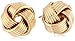 Signature 1928 Jewelry Gold-Tone Love Knot Stud Earrings