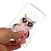 S8 Plus Case,DAMONDY 3D Owl Bling Cute Diamond Glitter Liquid Floating Quicksand Water Flowing Ultra Clear Soft TPU Case for Samsung Galaxy S8+ Plus ONLY-Pink