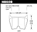Hawk Performance HB609F.572 HPS Performance Ceramic Brake Pad