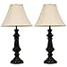 Decor Therapy Touch Control Steel Table Lamps, Set of 2, Bronze