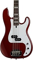 Lakland Skyline Series 44-64 Custom 4-Strings Bass Guitar, Candy Apple Red
