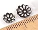 Beautiful Bead 6mm Silver Tone Flower Bead Caps for Jewelry Making (About 500pcs)