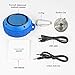 Outdoor Waterproof Bluetooth Speaker,Kunodi Wireless Portable Mini Shower Travel Speaker with Subwoofer, Enhanced Bass, Built in Mic for Sports, Pool, Beach, Hiking, Camping (Blue)thumb 3