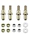 ISSYAUTO Door Pins Compatible with 1999-2007 Silverado Sierra Door Hinge Pins and Bushing Repair Kits