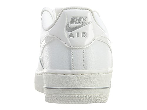 Nike Big Kid Air Force 1 LV8 Summit White/Summit White-Grey (5 Big Kid M)