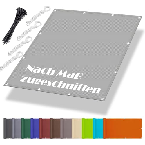 Sonnensegel XXL 3x4M, Segeltuch Wasserdicht im Viele Größe und Farben, Sonnenschutznetz inkl Befestigungsseile, UV-Schutz, Wetterfest für Garten Terra