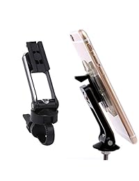 vinqliq universal bicicleta de aleación de aluminio Stem Tapa Soporte de teléfono con soporte para manubrio y 3 M Sticky Pad adicionales para iPhone 7 7 Plus iPhone 6 6S Plus se, Samsung, y otros Smartphone