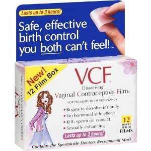 VCF Dissolution vaginal contraceptif Films - 9 CT