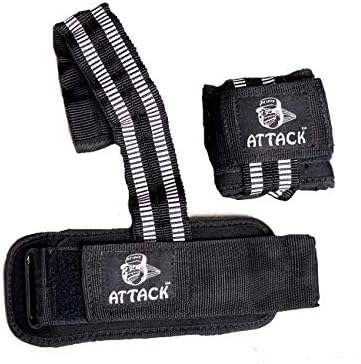 Attack Black Weightlifting Fitness Buckle Wrist Strap