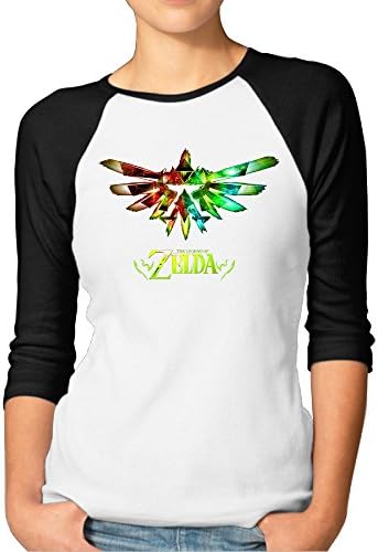 Zelda Game Logo Women Ladies'raglan Shirts Funny Baseball Tee