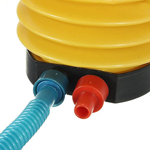 dDanke Portable Plastic Bellows Foot Air Pump with Hose for Sport Balls Air Bed Pool Inflatables Yoga Pilates Rafts Quick Fill