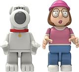 K'nex Family Guy-Brian and Meg Buildable Figures