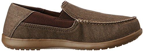 crocs Men's Santa Cruz 2 Luxe Slip-On Loafer, Espresso/Walnut, 9 M US - Thumbnail 7