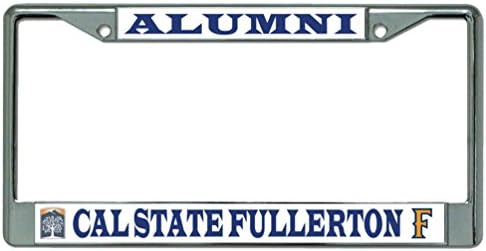 Cal State Fullerton Alumni Chrome License Plate Frame