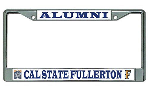 Cal State Fullerton Alumni Chrome License Plate Frame