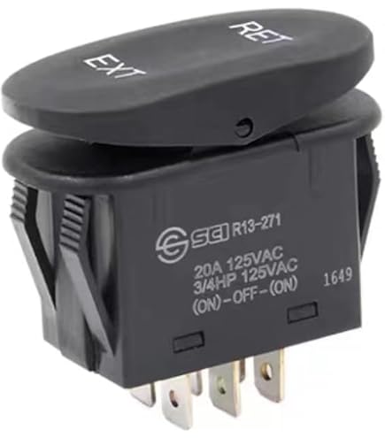 Amazon.com: 1pc R13-271 20A/125VAC 6Pins 3 Positions Rocker Switch