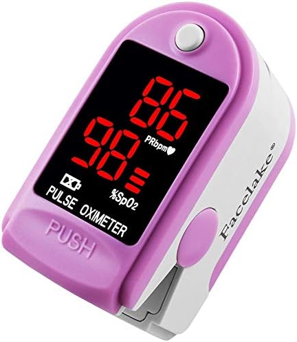 Facelake ® FL400 Pulse Oximeter with Carrying Case, Batteries, Neck/Wrist Cord – Pink Facelake ® FL400 Pulse Oximeter with Carrying Case, Batteries, Neck/Wrist Cord – Pink