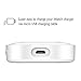 [Apple MFi Certified] Apple Watch Series 3 Portable Charger, Oittm Pocket Sized Travel Wireless Charger 900mAh External Battery Smart Keychain Power Bank for Apple Watch 3/2/1/Nike+ (White)