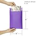 Fuxury Bubble Mailer, 6x10 Inch Bubble Mailers 50 Pack, Self-Seal Adhesive Padded Envelopes, Water Resistant Mailers, Shipping Envelopes for Packaging, Small Business, Mailing,Bulk Violet #0