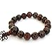 15mm Tibetan Buddhist Wood Buddha Beads Wrist Mala