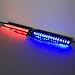 VSLED 2-16 LED 96 Watt Car Truck Emergency Beacon Light Bar Exclusive Split Visor Deck Dash Strobe Warning LightBar Red/Blue LightBar