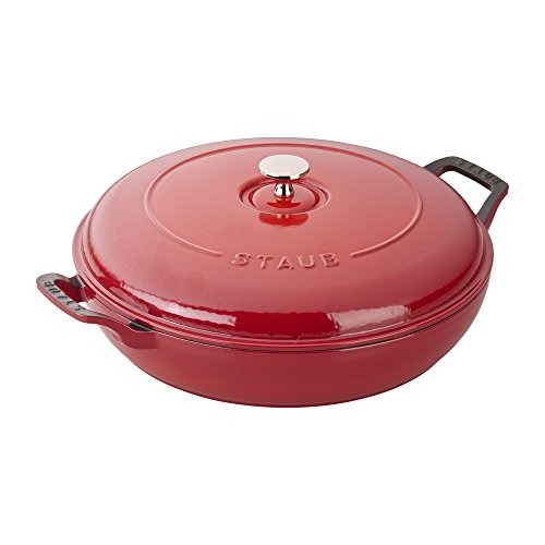 Staub 13003006 Braiser, 3.75-Qt, Cherry