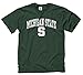 Campus Colors NCAA Adult Gameday Cotton T-Shirt - Premium Quality - Semi-Fitted Style - Officially Licensed Product (Michigan State Spartans - Green, Large)
