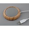 Coffee Mug Warmer for Office/Home Use (Light wood)
