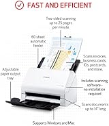 Canon imageFORMULA R30 Office Document Scanner Auto Document Feeder Duplex view 2