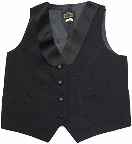 Broadway TuxmakersWomens Shawl Collar Tuxedo Vest, Formal, Waitress, Hospitality