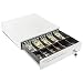 Cash Register Drawer for Point of Sale (POS) System with 5 Bill 6 Coin Cash Tray, Removable Coin Compartment, 24V, RJ11/RJ12 Key-Lock, Media Slot, White primary
