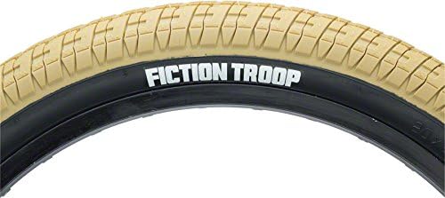 Fiction Troop Tire 20 x 2.3 Tan Tread Black Sidewall
