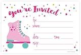 Roller Skate Party Invitations - Fill In Style (20 Count) With Envelopes by m&h invites