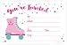 Roller Skate Party Invitations - Fill In Style (20 Count) With Envelopes by m&h invites