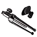 Etubby Adjustable Foldable Tripod Desktop Microphone Stand Holder with Mic Clip for Meetings, Lectures, Podcasts, and More