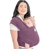 KeaBabies Baby Wrap Carrier - All in 1 Original Baby Carrier Newborn To Toddler Sling, Easy to Wear, Hands Free Bonding, Ligh